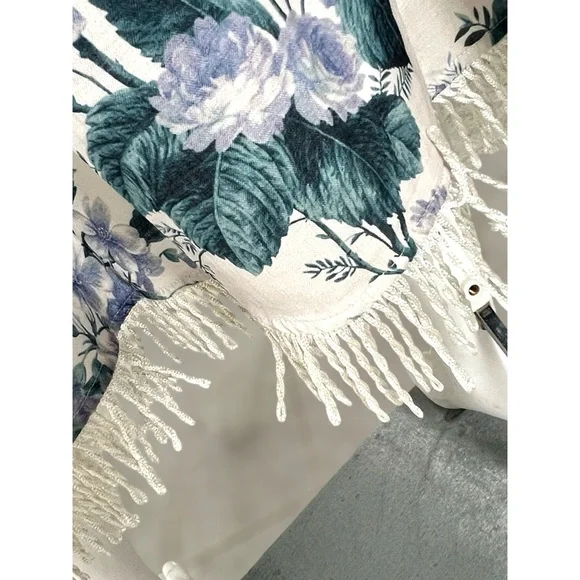 Beautiful floral print detailed midi dress S M L - Picture 8 of 8